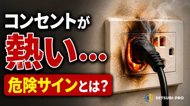 熱くなったコンセントの危険サイン