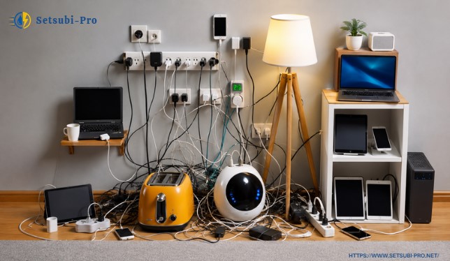 複数の家電を使用中