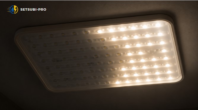 一部だけ点灯しないLEDシーリングライト