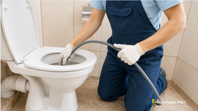 トイレ修理業者による対応